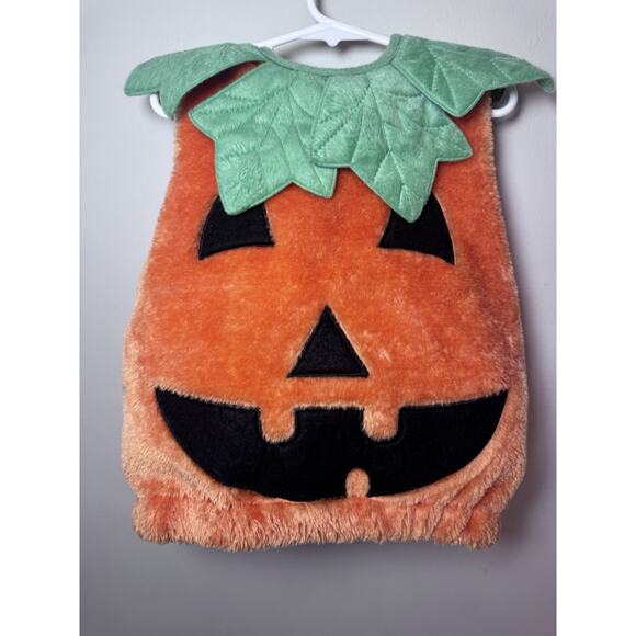 spooktacular creations Plush Big Soft Pumpkin Costume 2 Pieces 12-24 Months - Picture 1 of 11